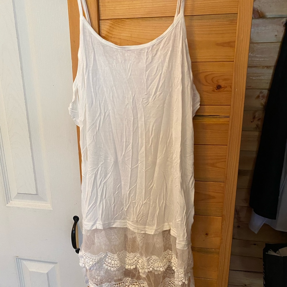 White Tank Top Extender